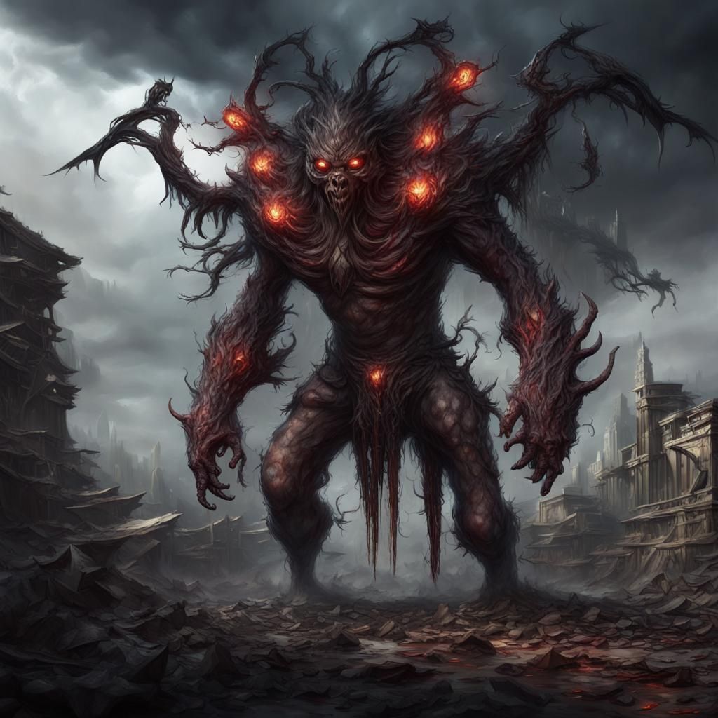 Mythological Giant: Balor, Fantasy Concept Art