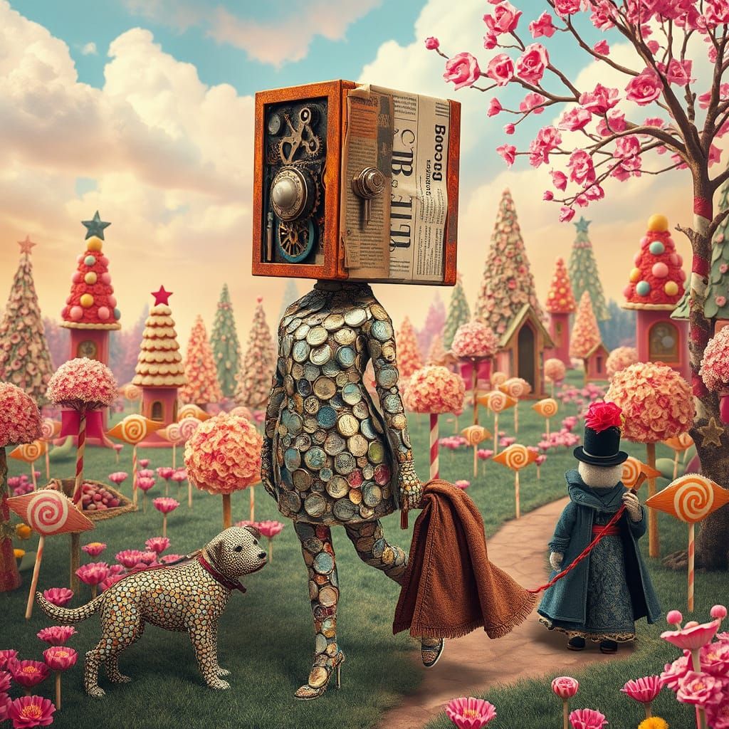 Dreamlike Mosaic of Whimsy and Wonder