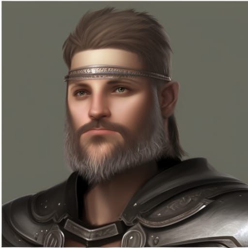 Hyperdetailed Portrait of a Christian Knight Templar