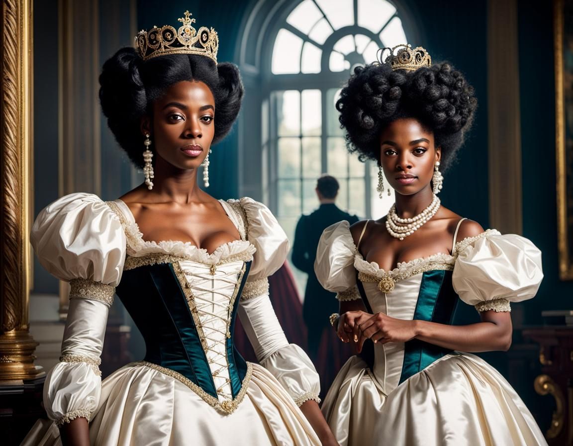 Regency-Era Portrait: Black Girl in Thomas Lawrence Style