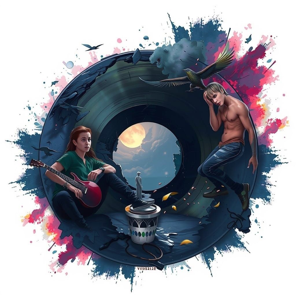 Fantastical Vinyl Record Unravels in a World of Deep Color