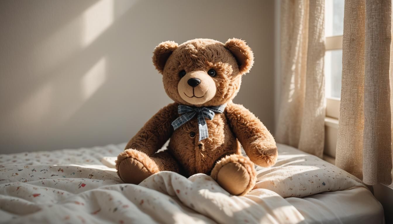 Teddy Bear in Sunlight: Professional Photography