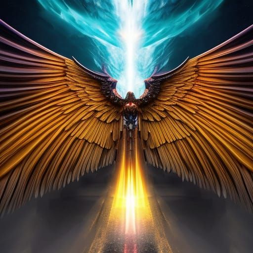 Mythic Gods Descending: Hyperrealistic Photorealistic Epic