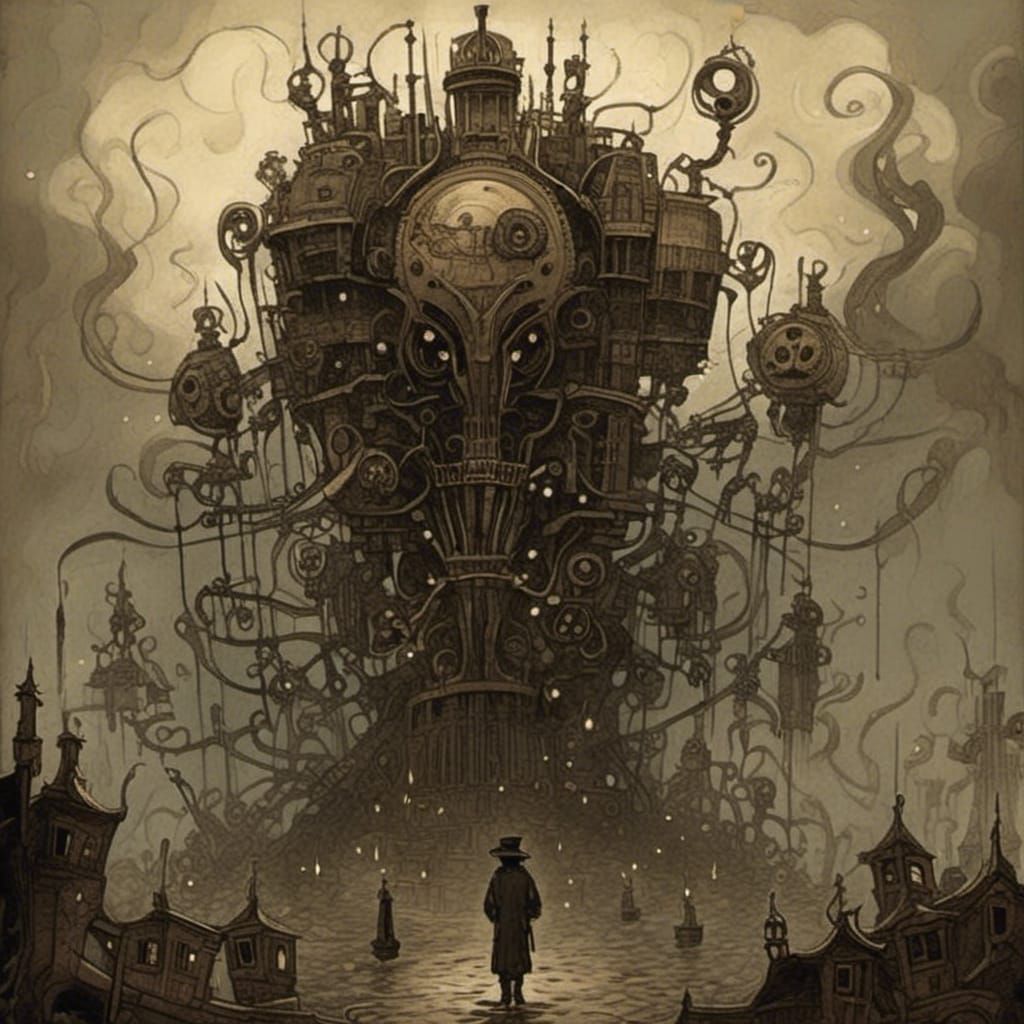 Nightmarish Demonic World of Fear and Desolation