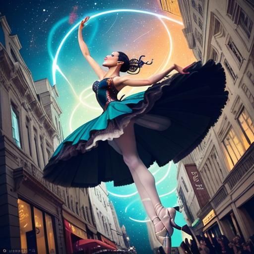 Ethereal Street Dancers in Motion