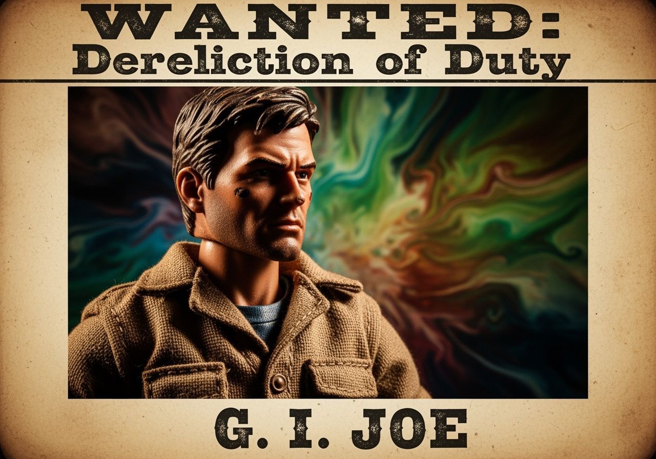 G.I. Joe Wanted Poster for Dereliction of Duty