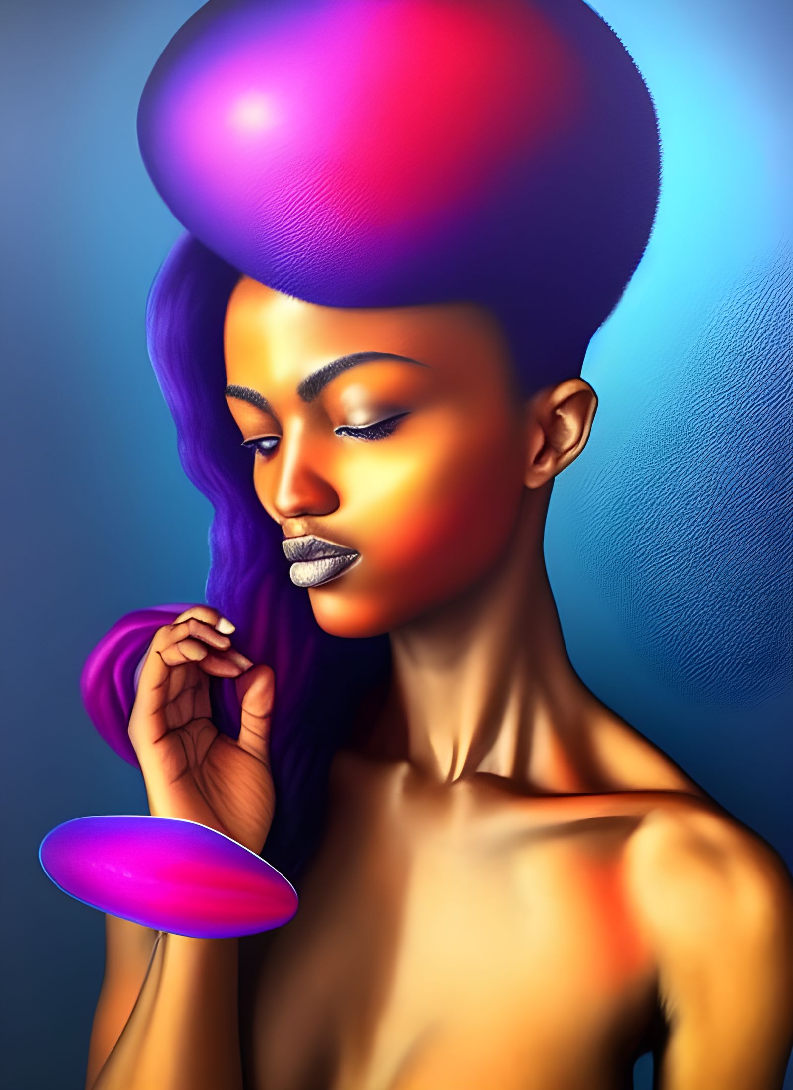 Hyperrealistic Roses with Dreamy Celestial Emanations