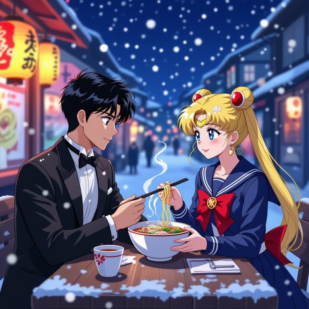 Tuxedo Mamoru Proposes to Sailor Moon
