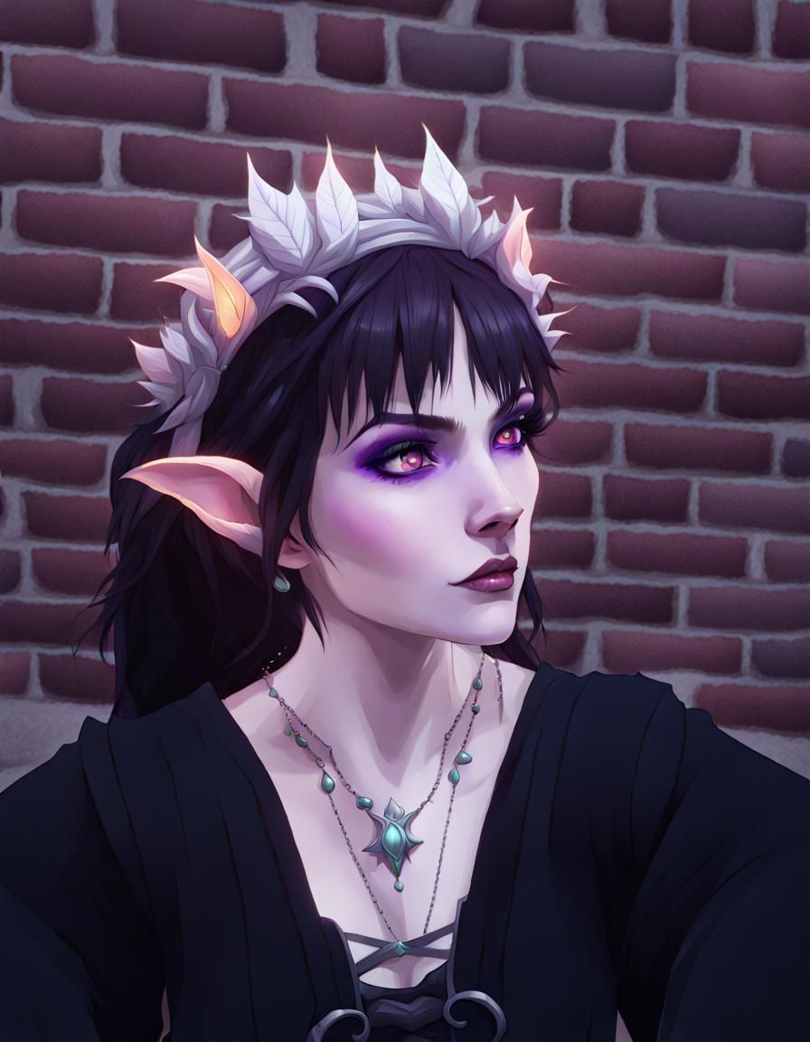 Night Elf Stroll Through Autumn Woods