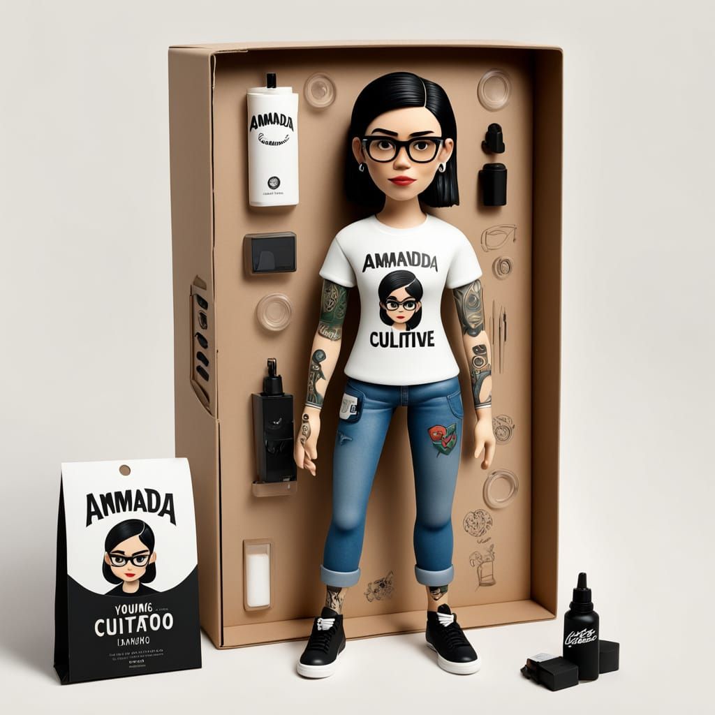 Pixar-Inspired Collectible Figurine with Minimalist Packagin...