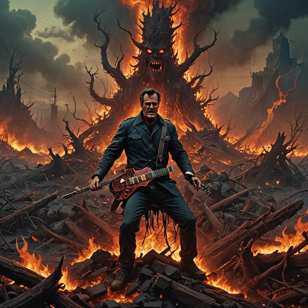 Bruce Campbell Shreds Death Metal in Hellscape