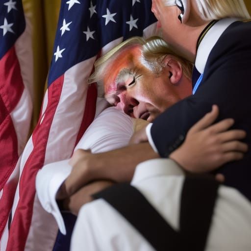 Donald Trump Catches Joe Biden Sleeping