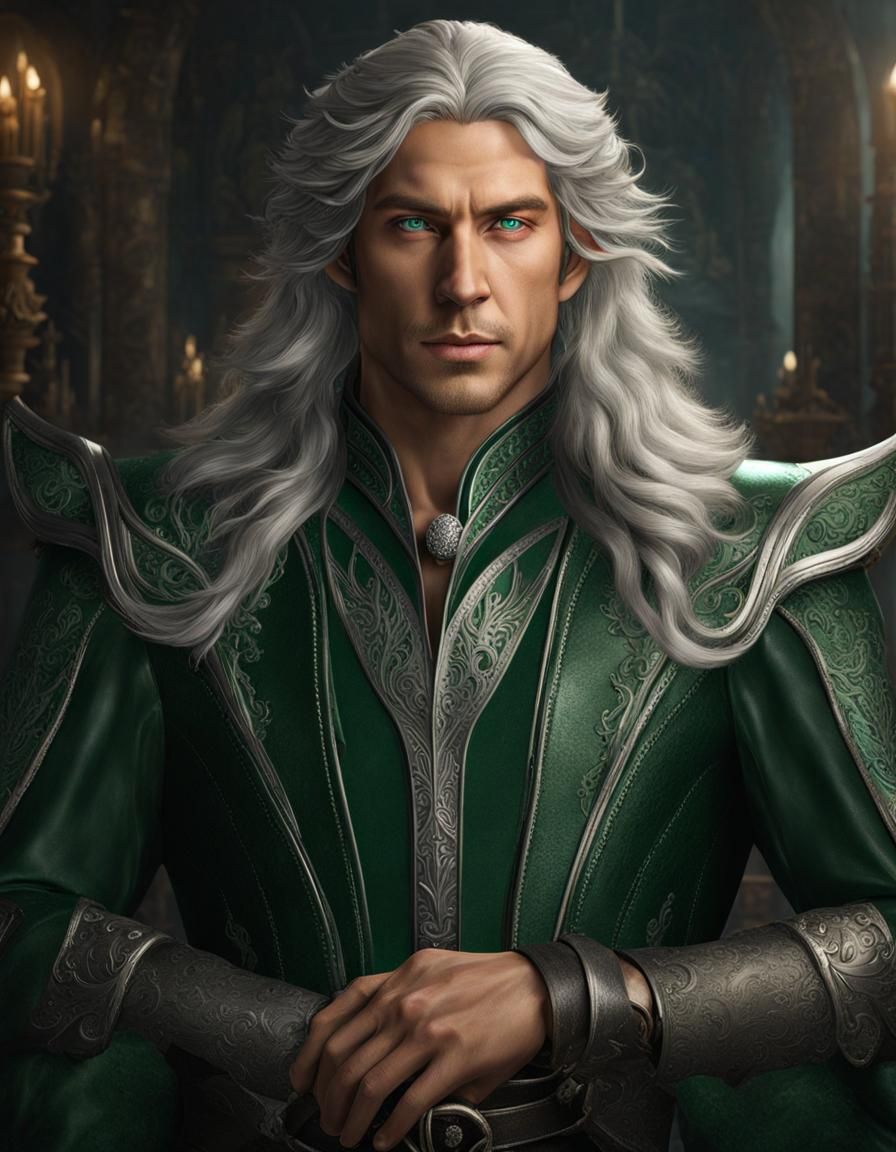 Elf Portrait in Detailed Fantasy Concept Art