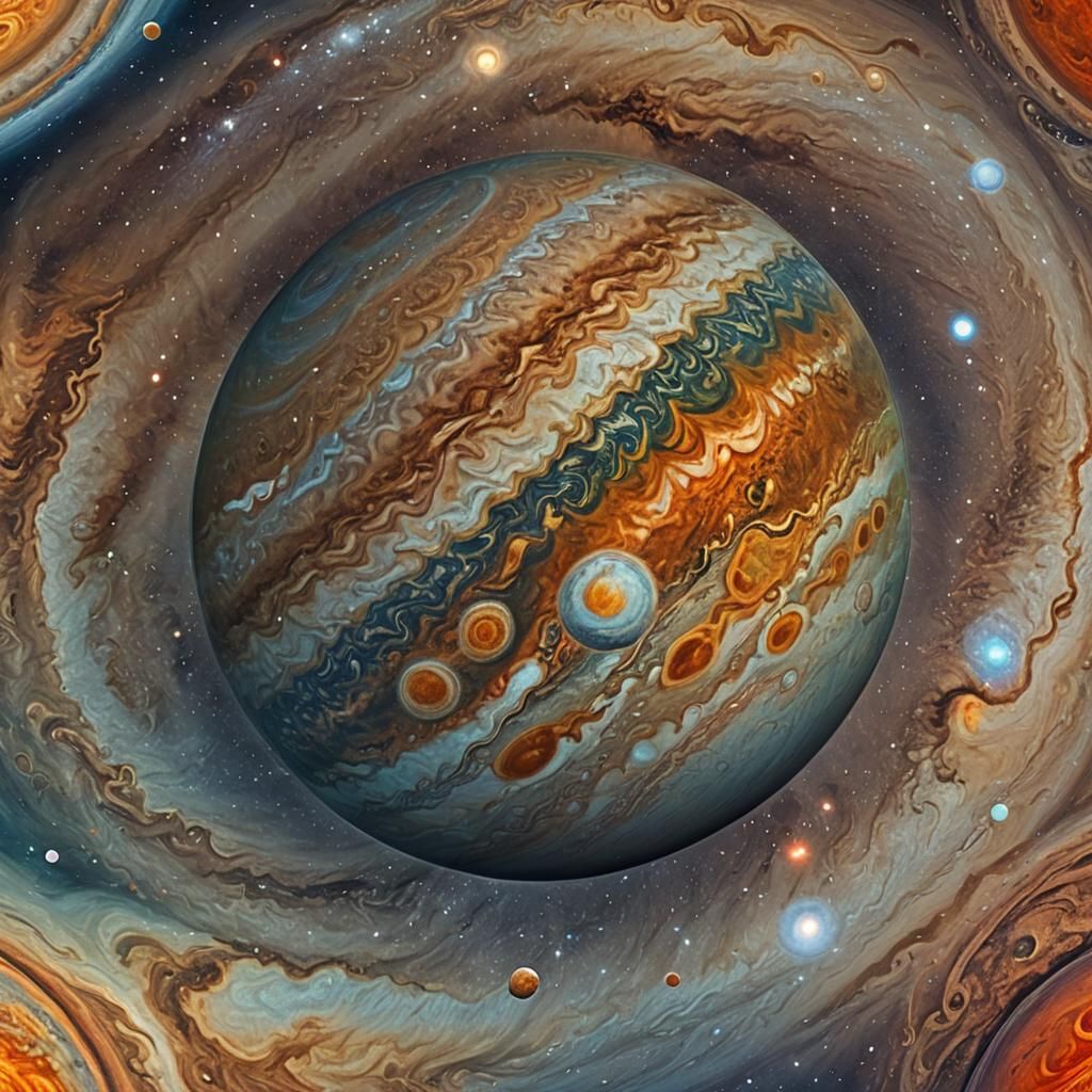 Jupiter as Roman God: Planet of Stunning Colors