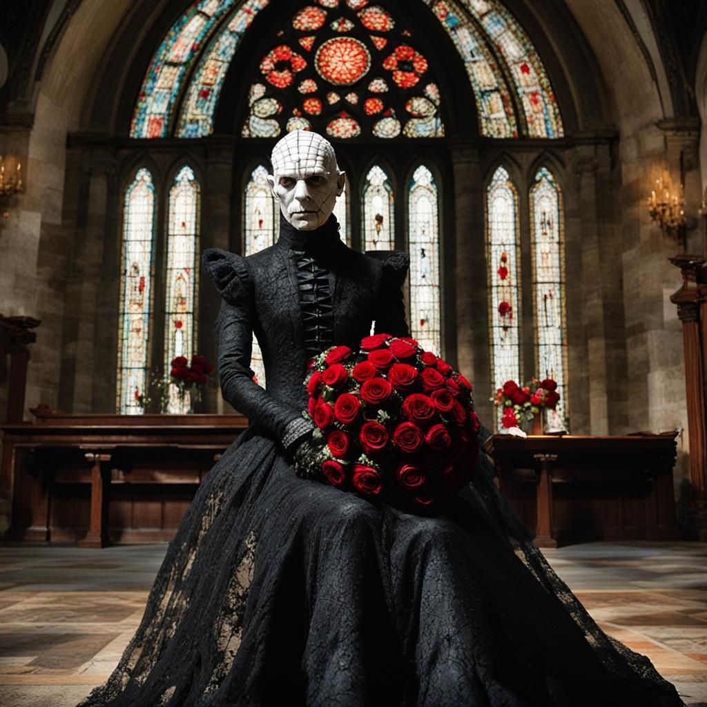 Pinhead's Wedding: A Hellraiser Horror Scene