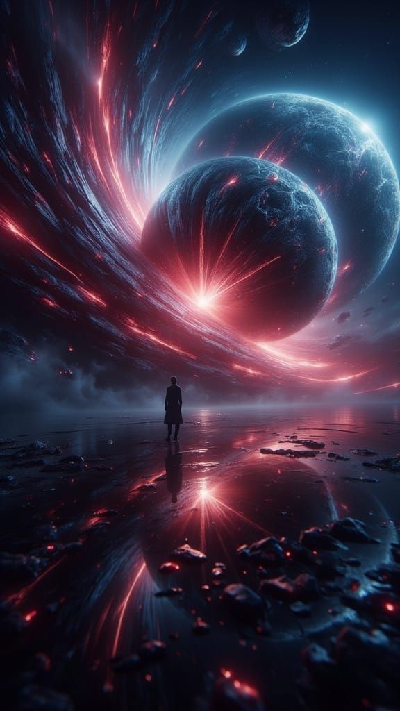 Ethereal Xenomorph Mothership Dominates Celestial Gas Giant