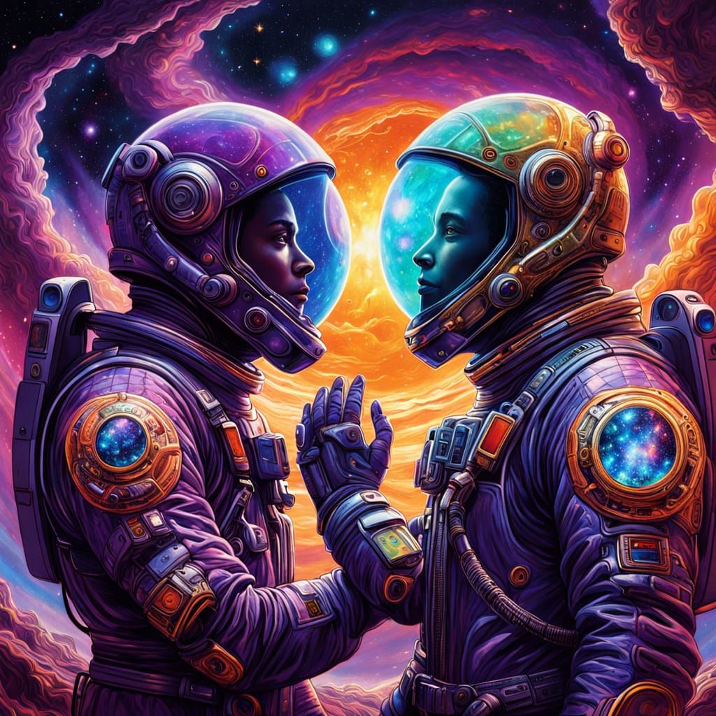 Interstellar Friendship in Cosmic Splendor