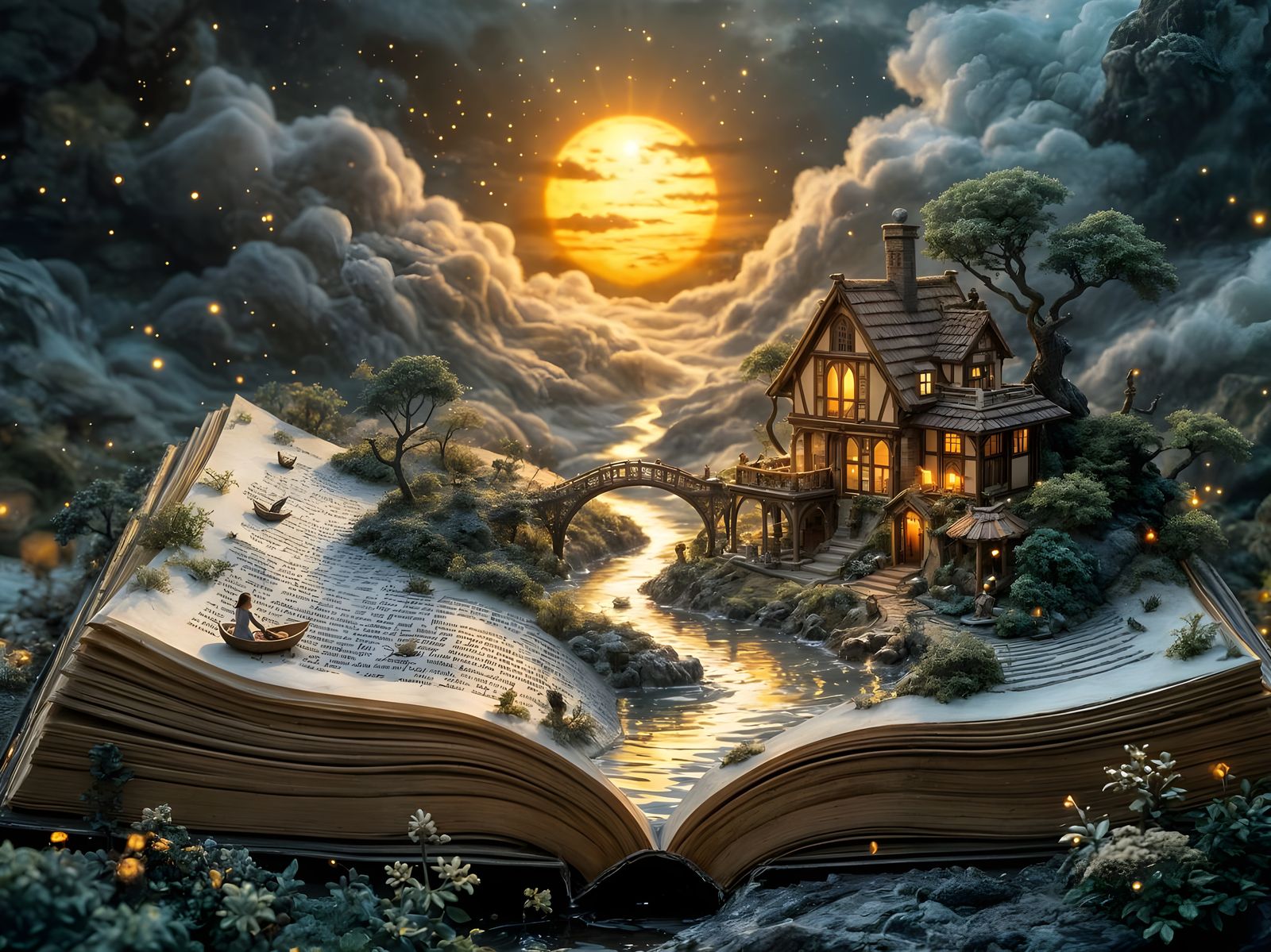 Miniature World Hidden Within Ancient Book