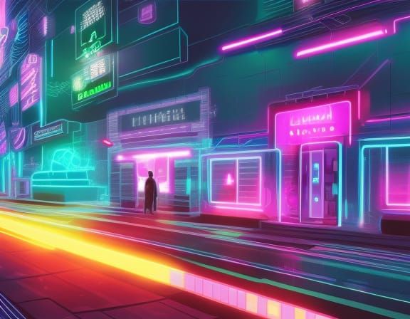 glimmer cyberpunk neon