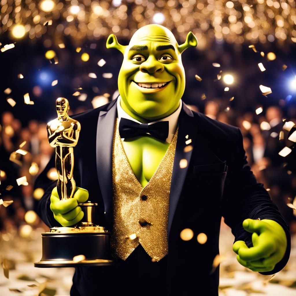 Shrek Wins an Oscar: A Star-Studded Portrait