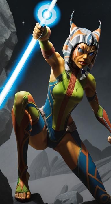 Ahsoka Tano as Super Skrull with Powers