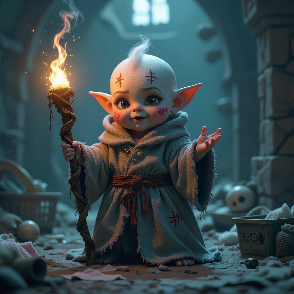 Mucus the Sorcerer: Baby Wizard in a Garbage Kingdom