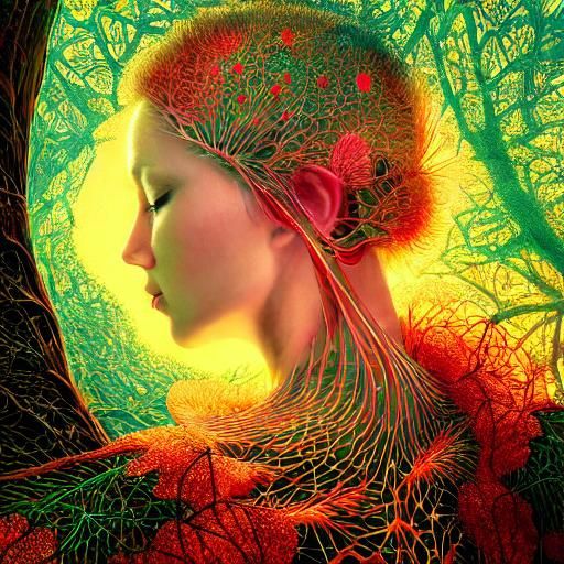 Brain's User Illusion in Watercolor Network