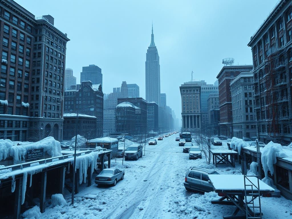 Frozen Apocalypse: Post-Apocalyptic New York City