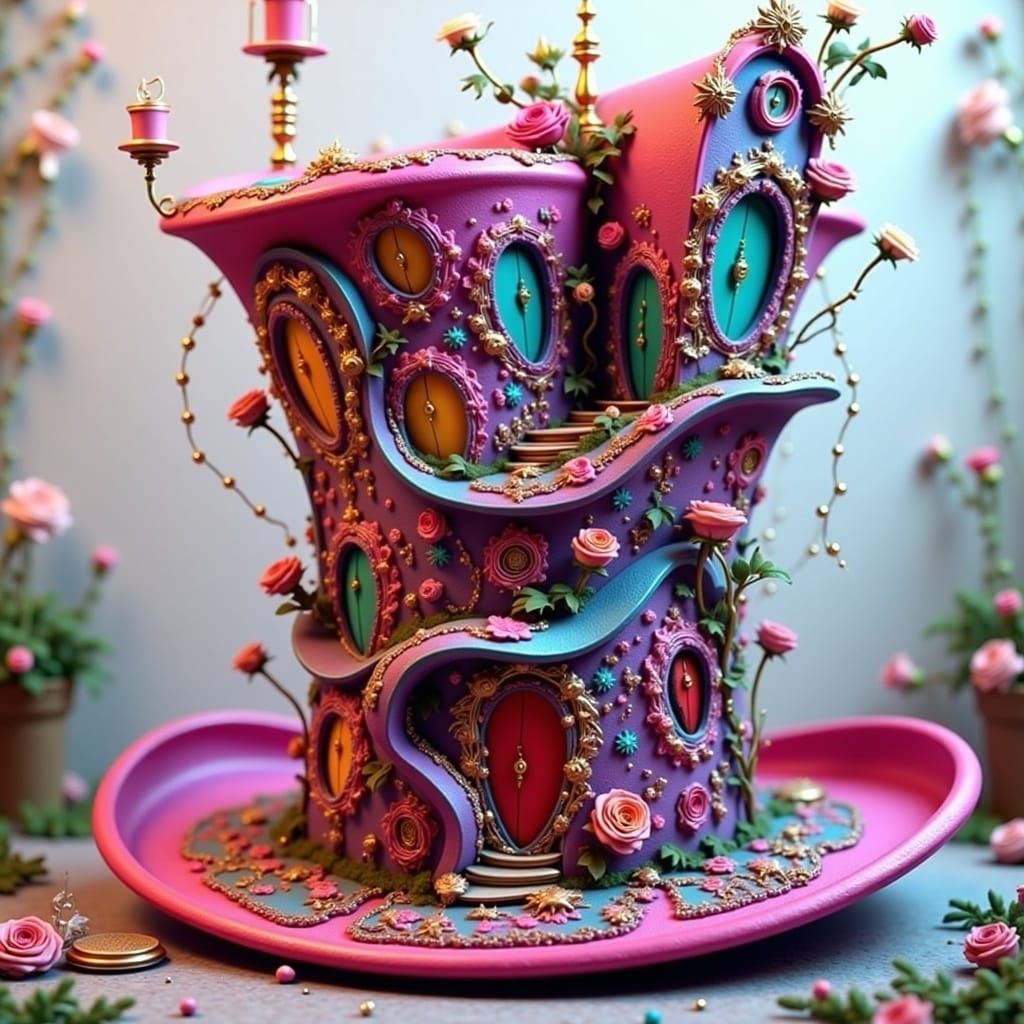 Majestic Haute Couture Top Hat House