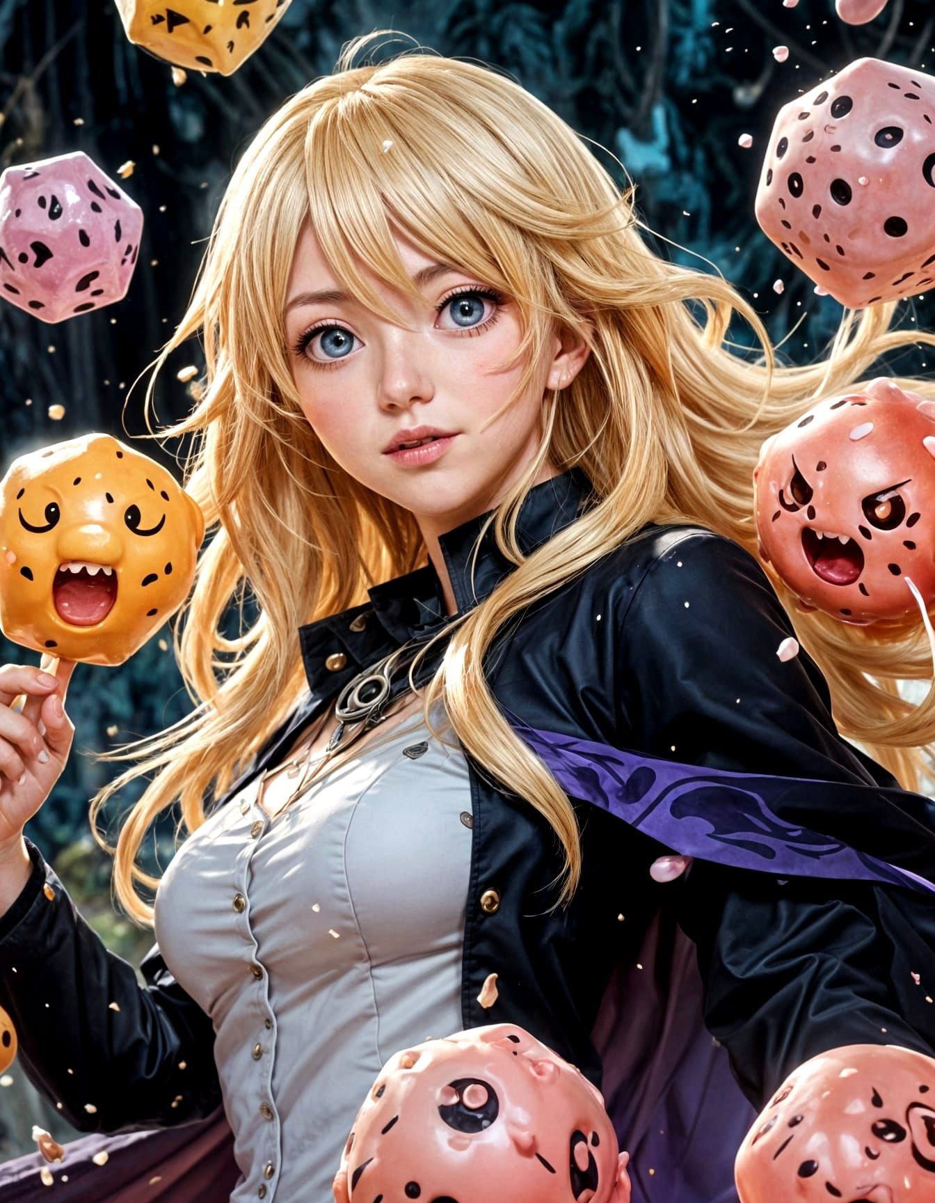 Azusa Aizawa, Highland Witch with Blonde Hair