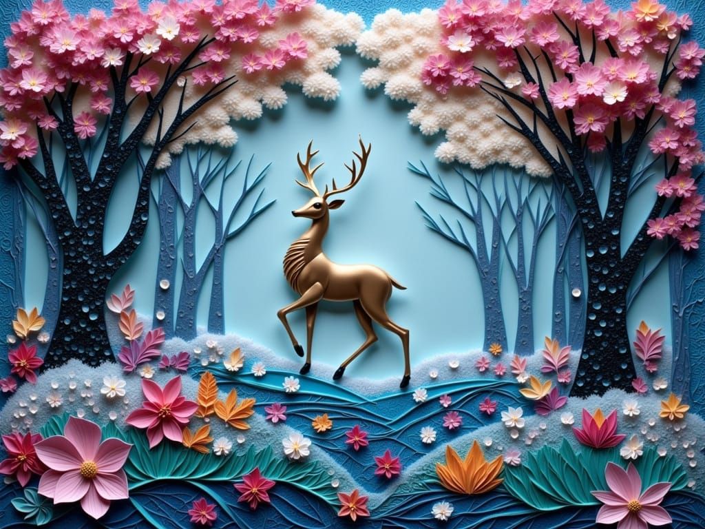 Gracefully in the forest...