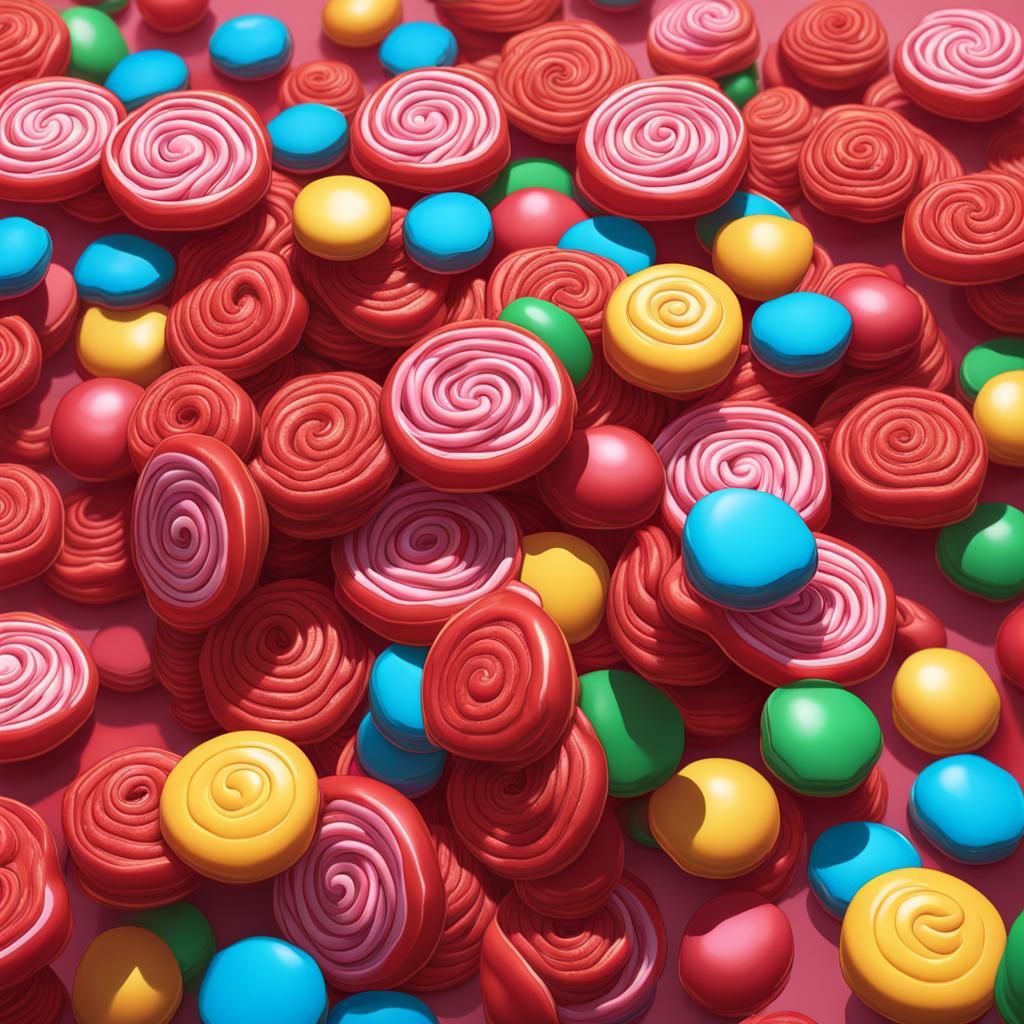 Shang Chi in Candyland: A Digital Candy Art