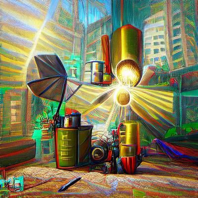 8K 3D Painting of Ballistic Deflection Transistors