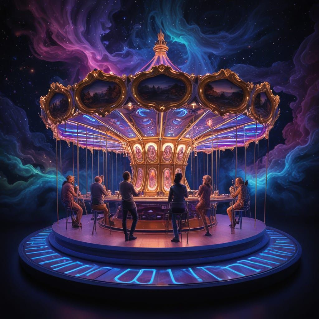 Chromatic Carousel Neuroplastic Synesthesia Pulse