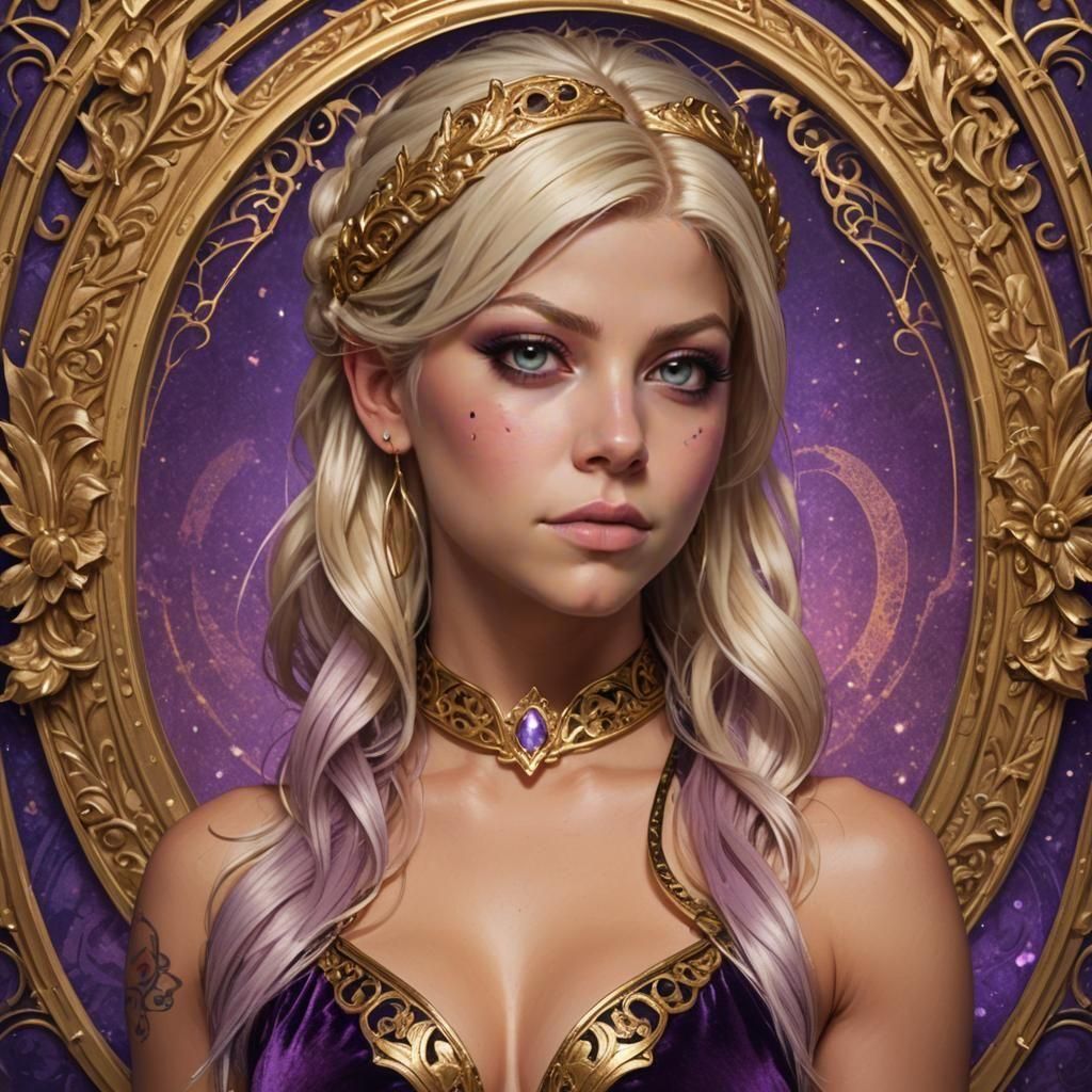Detailed Portrait of Alexa Bliss in Unreal Engine 5