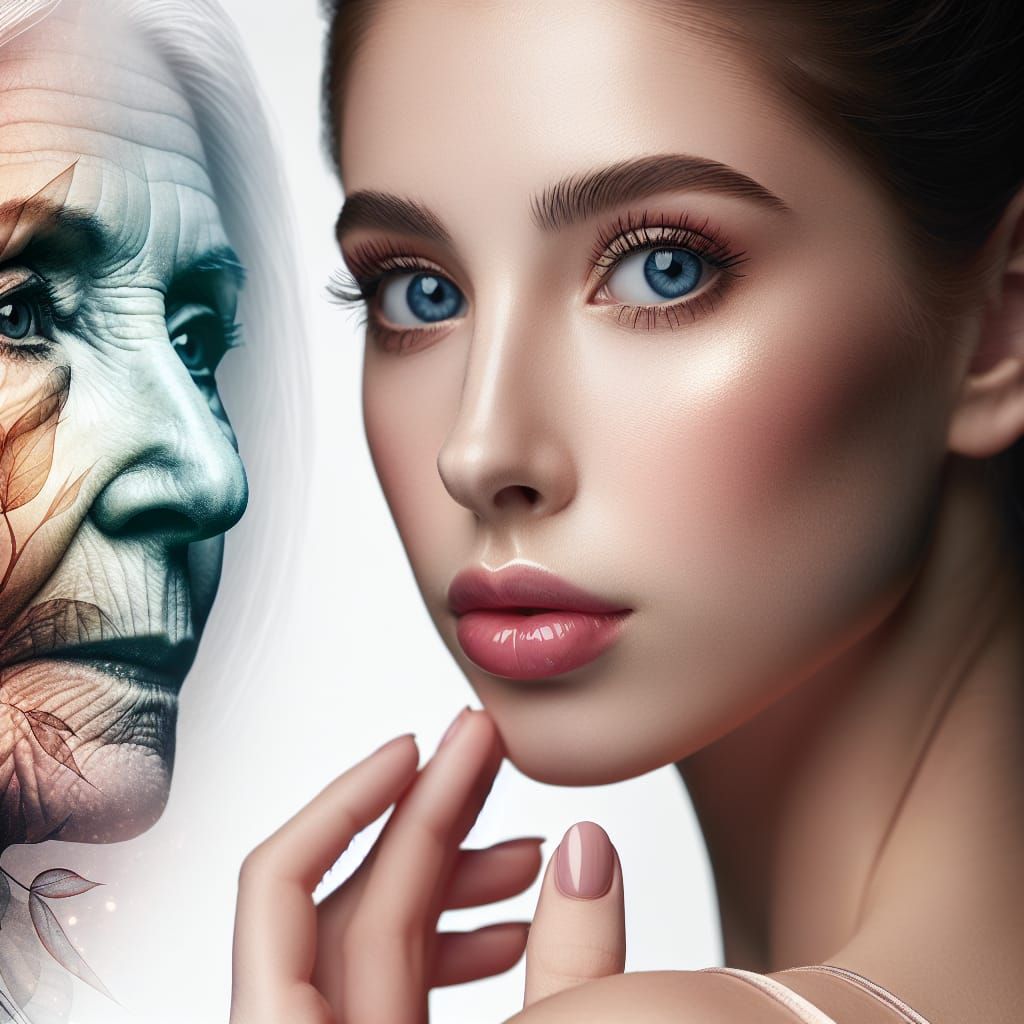 Double Exposure: Youth and Reflection on Aging