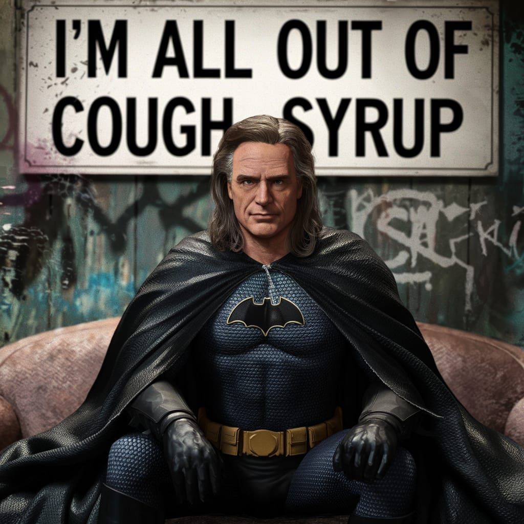 Steve Buscemi as Batman: Photorealistic Rendition