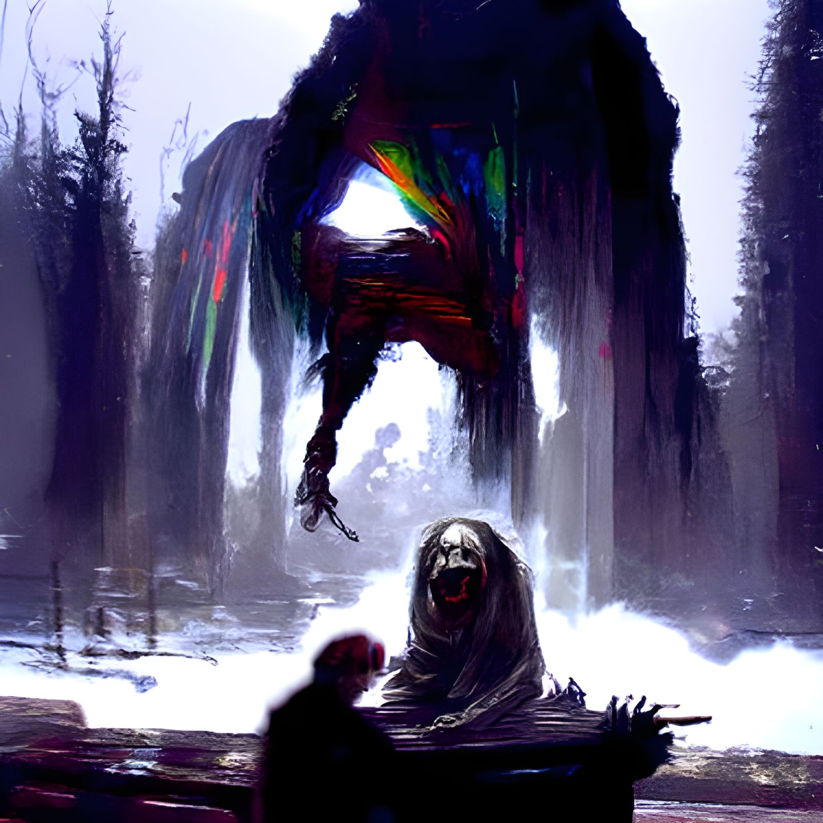 Sinister Rainbow Evokes Fear