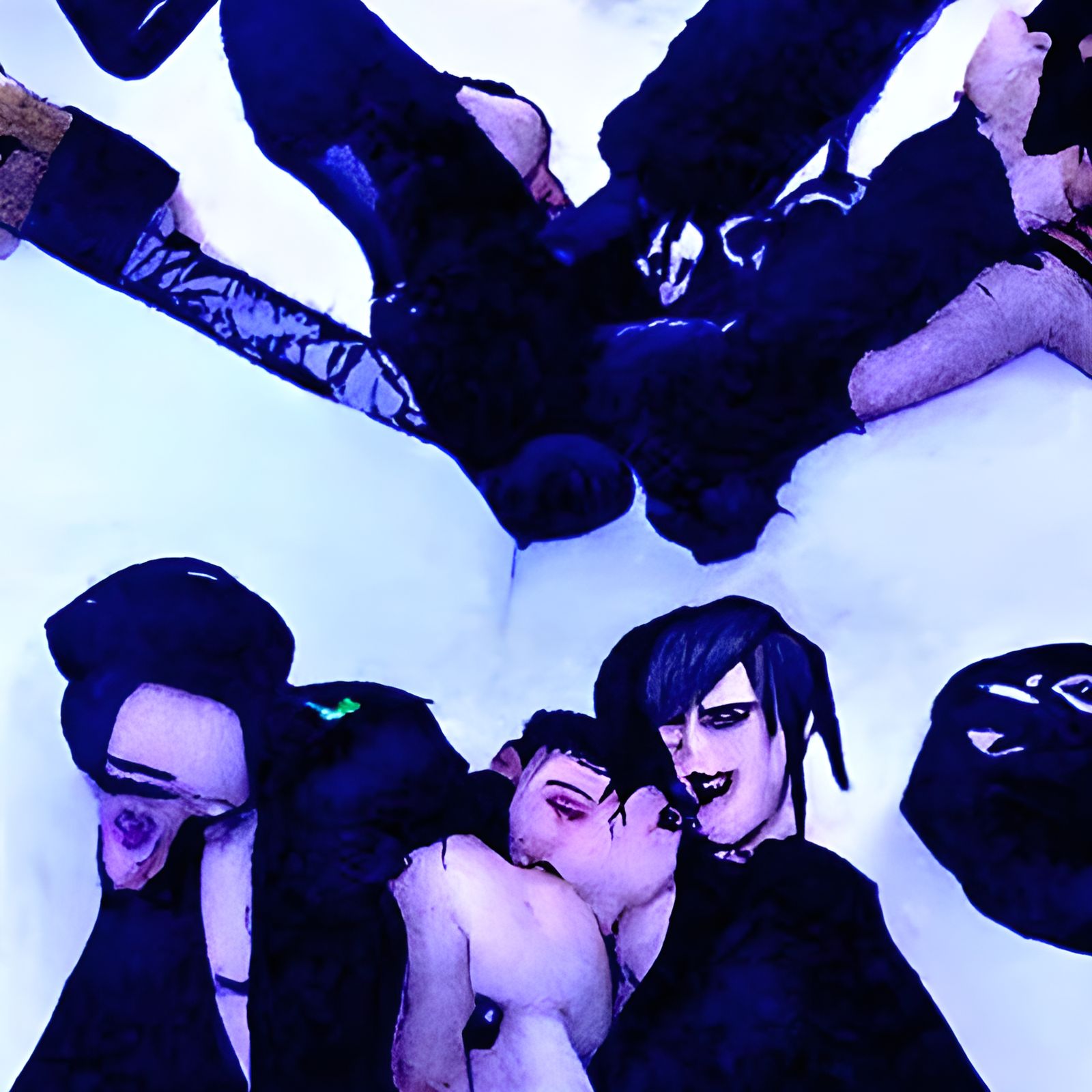 Gothic Orgy Scene