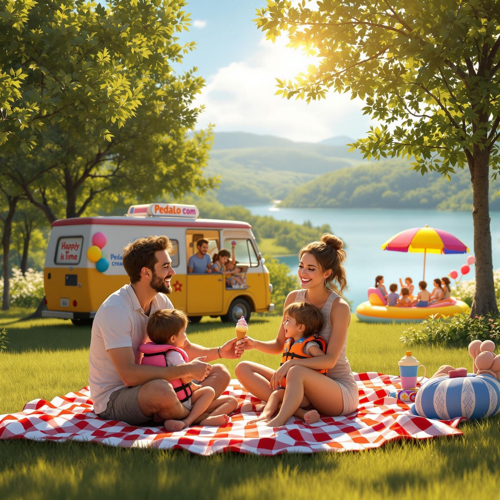 Sunny day pic nic