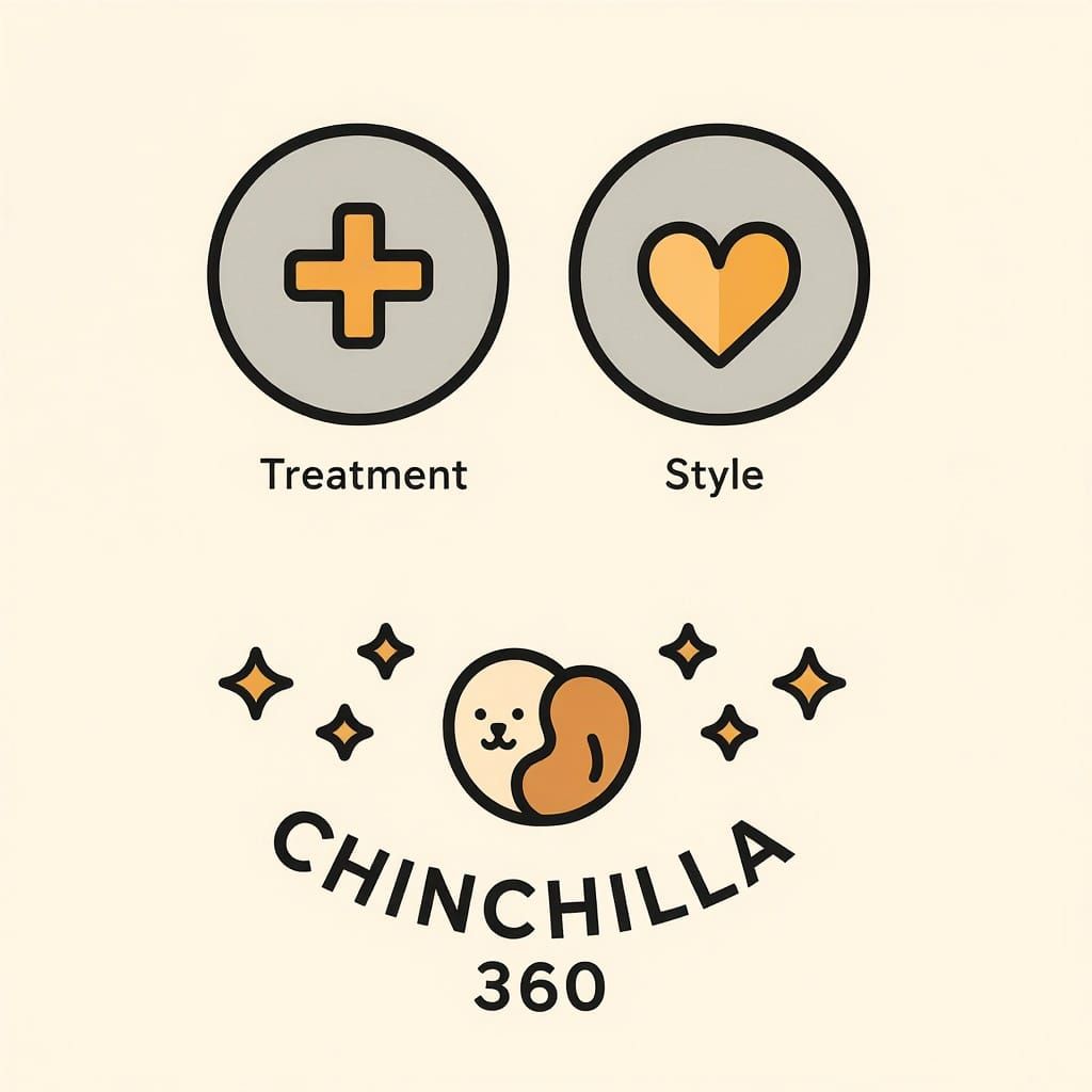 Minimalist Icons in Vector Style with Gray and Yellow Elemen...