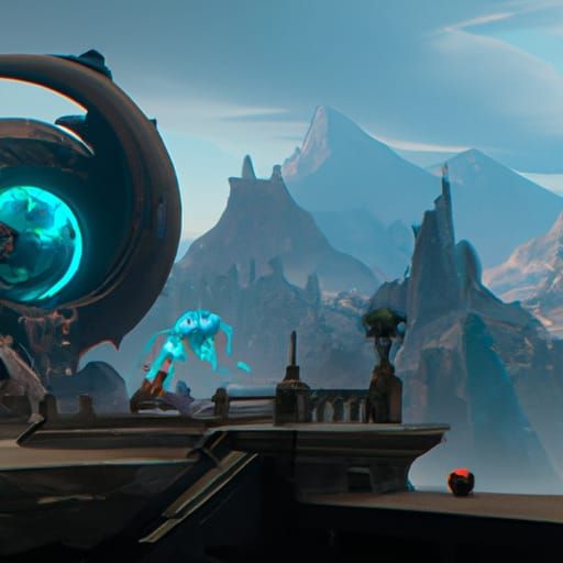 Fantastical Matte Painting in Deep Color