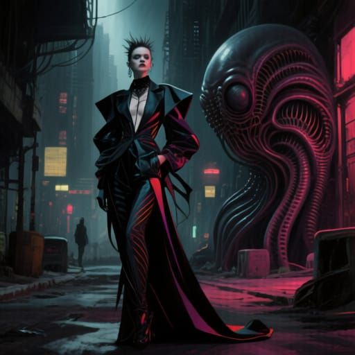 Avant-Garde Fashion Takeover in Post-Apocalyptic City