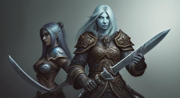 World of Warcraft Inspired Knife Art