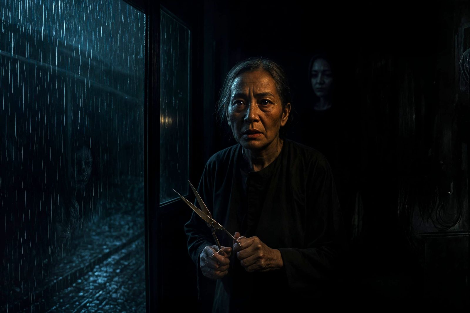 Terrifying Horror Scene in Vietnamese Barbershop