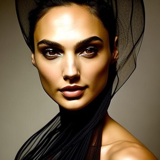 Gorgeous Gal Gadot Portrait in Chiaroscuro Lighting