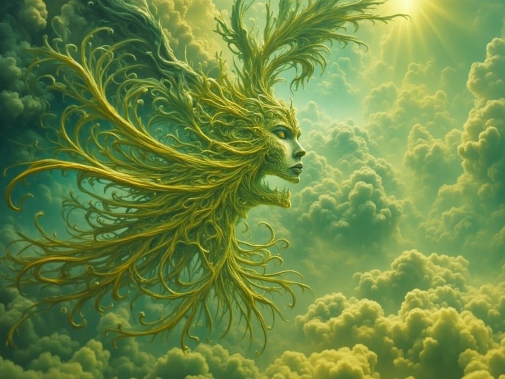 Ethereal Fantasy Realm in Soft Focus