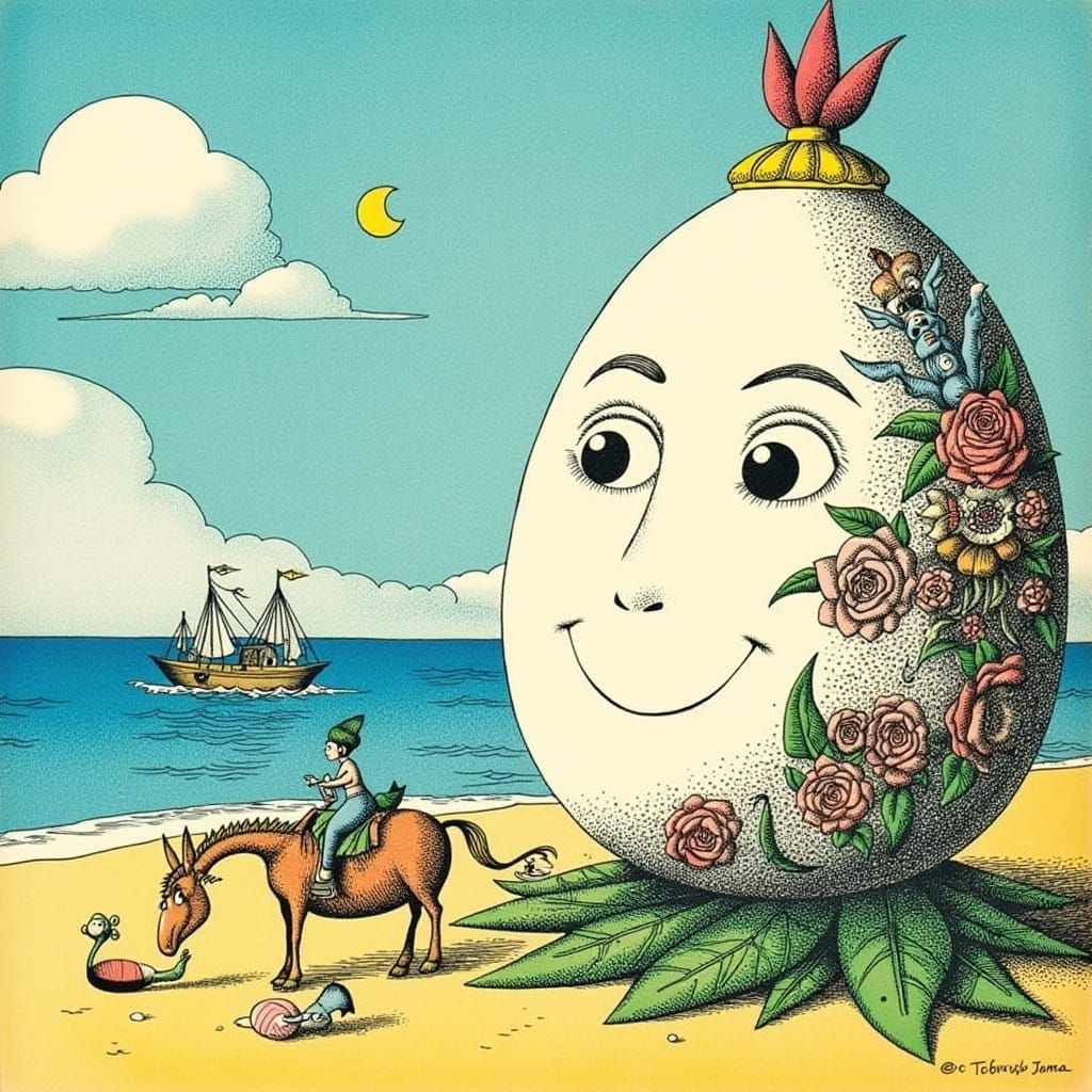 Angry Egg's Surreal Holiday Adventure