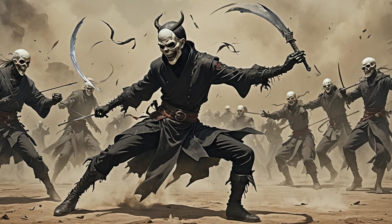 Ghoul Daemon's Elegant Dance of Death