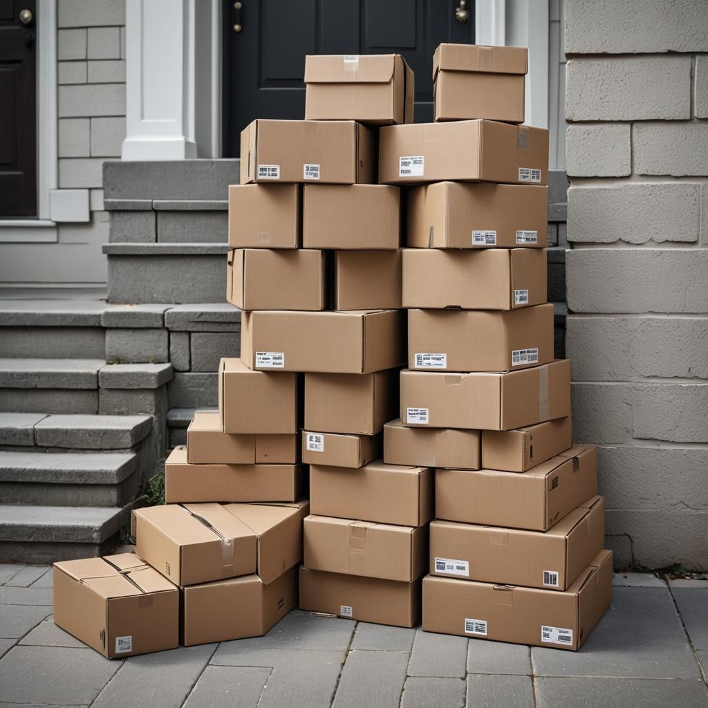 Minimalist Still Life: Boxes in Monochromatic Macro